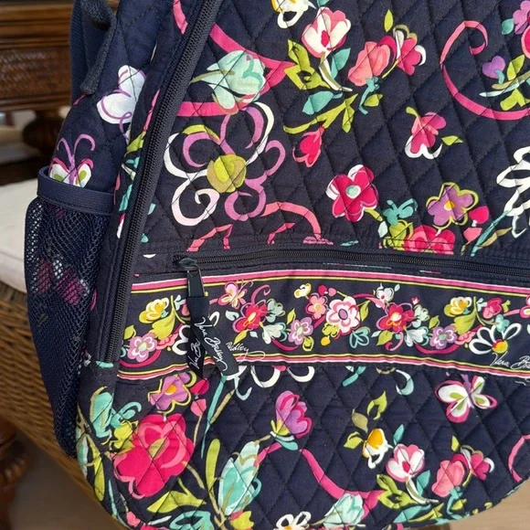 Vera Bradley Ribbons Sling Tennis Backpack - Picture 5 of 9